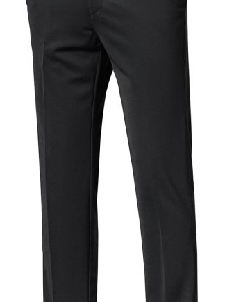Men's Regular Fit Dress Pants Casual Business Flat Front Mens Wrinkle Free Comfort Stretch Pants