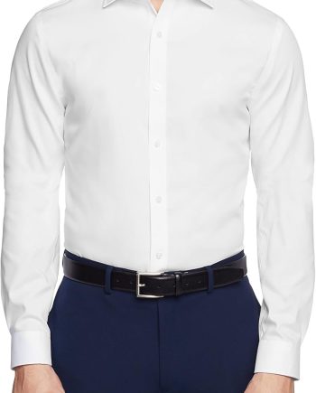 Men's Dress Shirt Slim Fit Non Iron Solid