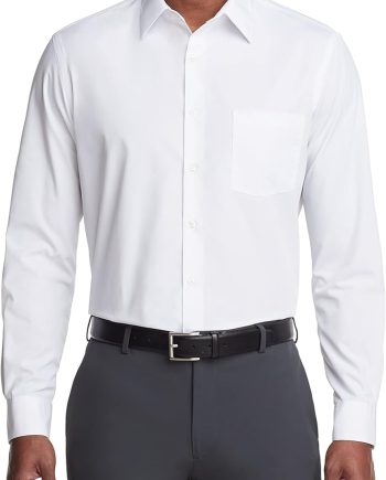 Men's Dress Shirt Regular Fit Poplin Solid