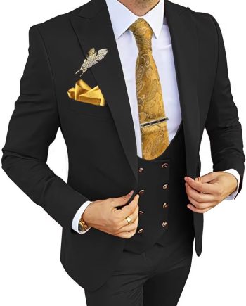 3 Piece Men's Suits Slim Fit Suits for Men Wedding Tuxedo Prom Suit Formal Business