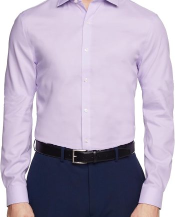 Men's Dress Shirt Slim Fit Non Iron Solid