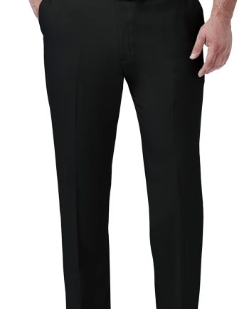 Men's Premium Comfort Classic Fit Flat Front Dress Pant - Regular and Big & Tall