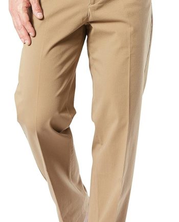 Men's Classic Fit Workday Khaki Smart 360  Pants (Standard and Big & Tall)