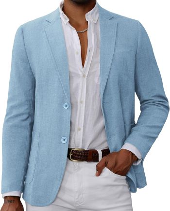 Men's Casual Blazer Suit Jackets 2 Button Lightweight Sport Coats