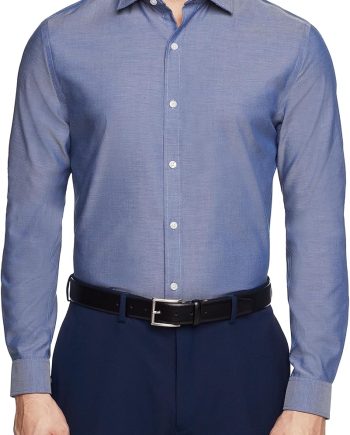 Men's Dress Shirt Slim Fit Non Iron Solid